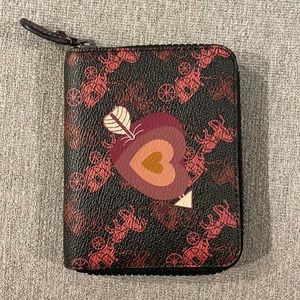 COACH: Small Zip Around Wallet